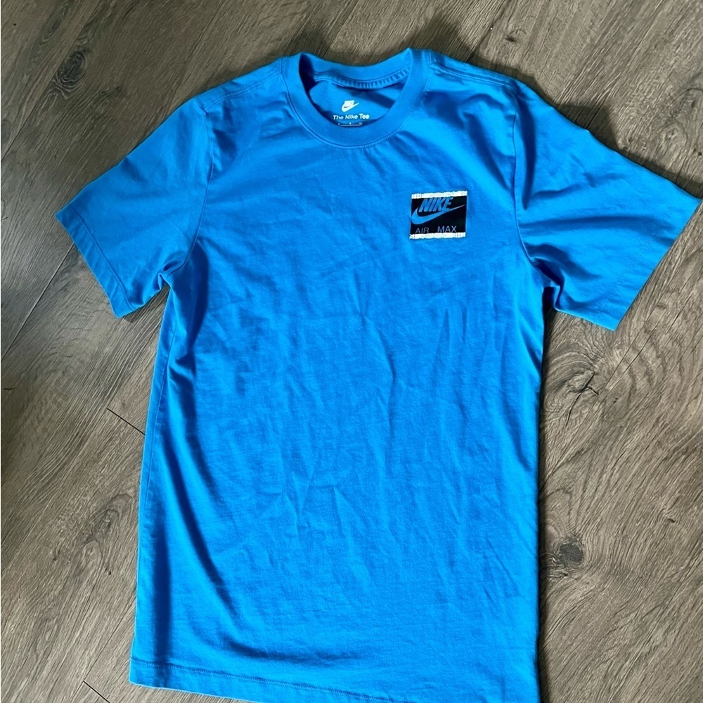 Nike Air Max “The Future is Air” Graphic Tee Blue Small EUC - Picture 3 of 5